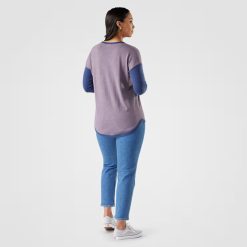 Alternative view of Smartwool Merino Socks Women's Shadow Pine Colorblock Crew Sweater