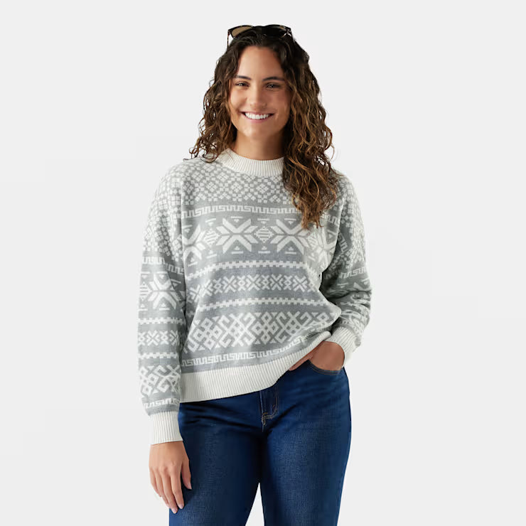Smartwool Merino Socks Women's Edgewood Heritage Crew Sweater