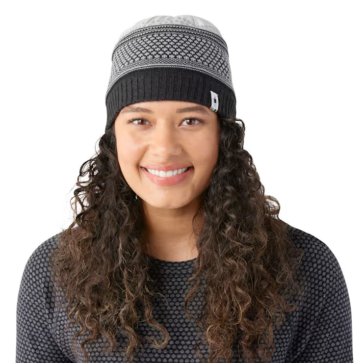 Smartwool Merino Socks Popcorn Cable Reversible Beanie - Image 2