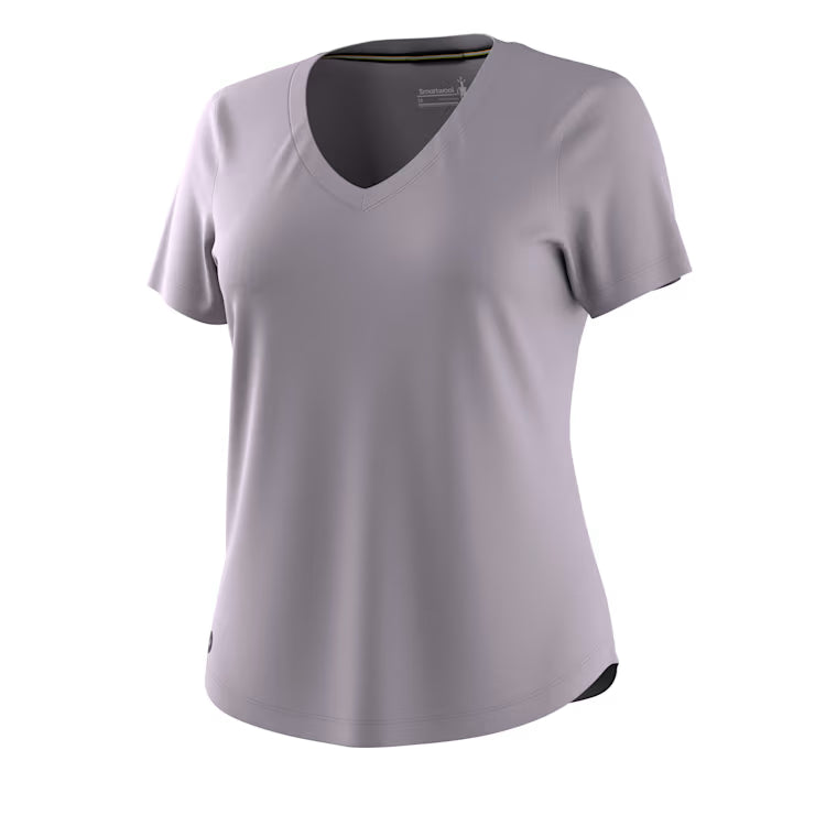 Smartwool Merino Socks Women's Active Ultralite V-Neck Short Sleeve - Image 3