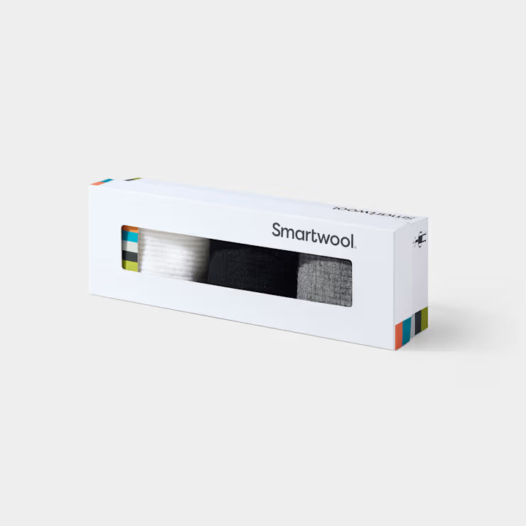 Smartwool Merino Socks Everyday Athletic Crew Socks Trio Gift Box - Image 2