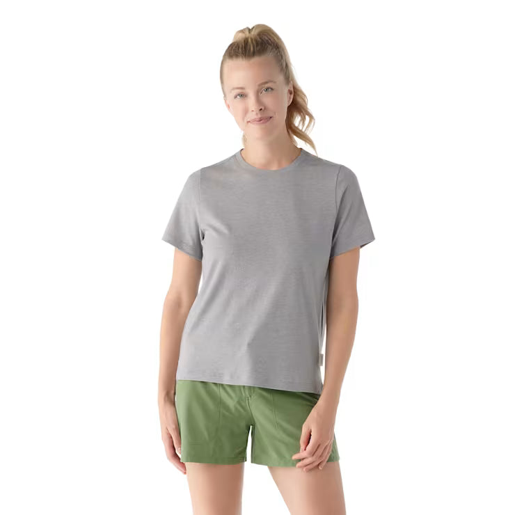 Smartwool Merino Socks Women's Perfect Crew Short Sleeve Tee