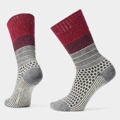 Smartwool Merino Socks Women's Everyday Cozy Popcorn Cable Crew Socks