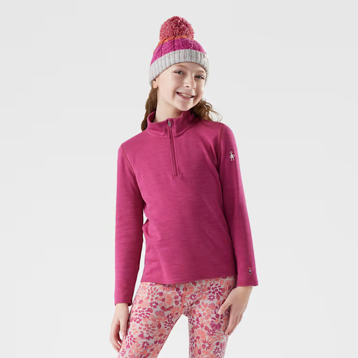 Smartwool Merino Socks Kids' Classic Thermal Merino Base Layer 1/4 Zip