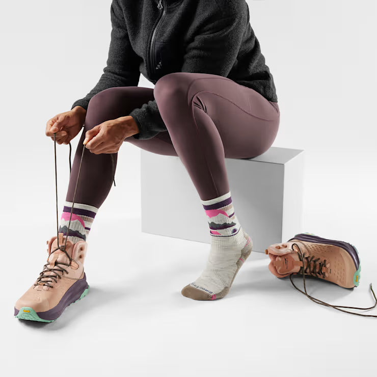 Smartwool Merino Socks Women's Hike Mountain Moon Crew Socks - Image 2