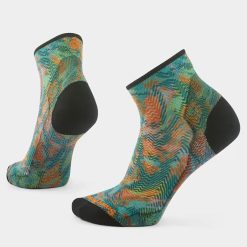 Smartwool Merino Socks Women's Bike Jungle Music Print Ankle Socks