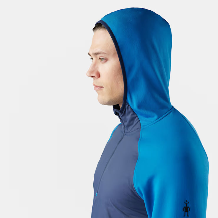 Smartwool Merino Socks Men's Smartloft 1/2 Zip Hoodie - Image 4