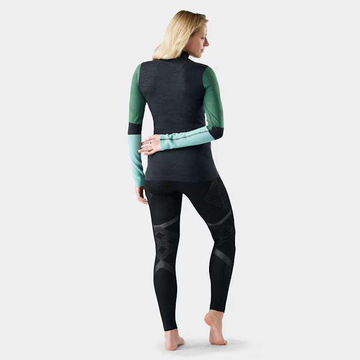 Smartwool Merino Socks Women's Intraknit? Thermal Merino Base Layer Colorblock 1/4 Zip - Image 2
