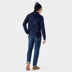 Alternative view of Smartwool Merino Socks Men's Waffle Henley Hoodie