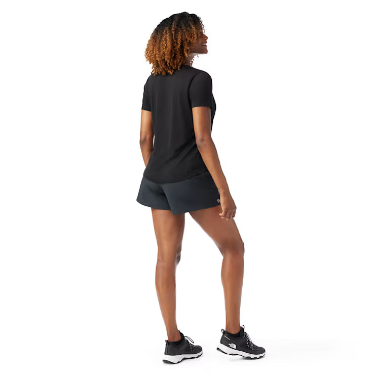 Smartwool Merino Socks Women's Active Ultralite V-Neck Short Sleeve - Image 2