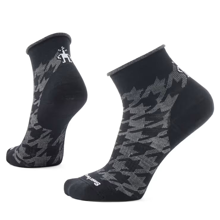 Smartwool Merino Socks Women's Everyday Hounds Tooth Ankle Socks