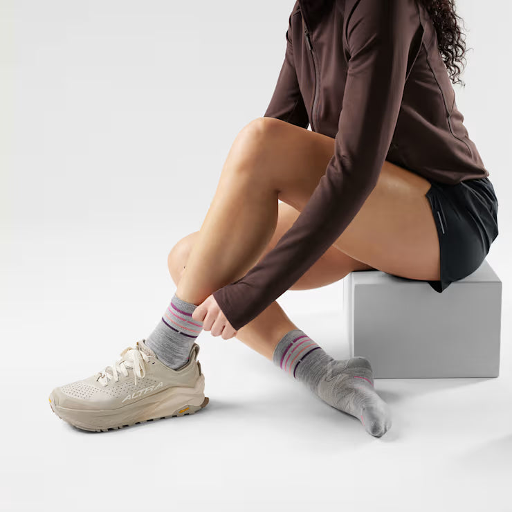 Smartwool Merino Socks Women's Run Zero Cushion Mid Crew Socks - Image 2