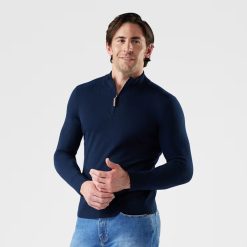 Smartwool Merino Socks Men's Sparwood 1/4 Zip Sweater