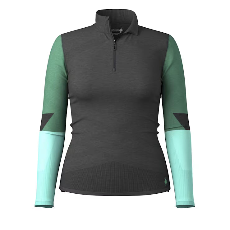Smartwool Merino Socks Women's Intraknit? Thermal Merino Base Layer Colorblock 1/4 Zip - Image 4