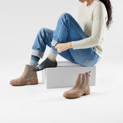 Alternative view of Smartwool Merino Socks Women's Everyday Stitch Stripe Crew Socks