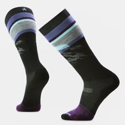 Smartwool Merino Socks Snowboard Mountain Sunrise Over The Calf Socks
