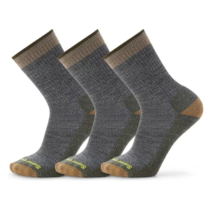 Smartwool Merino Socks Everyday Rollinsville Crew Socks 3-Pack