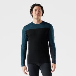 Smartwool Merino Socks Men's Classic Thermal Merino Base Layer Colorblock Crew