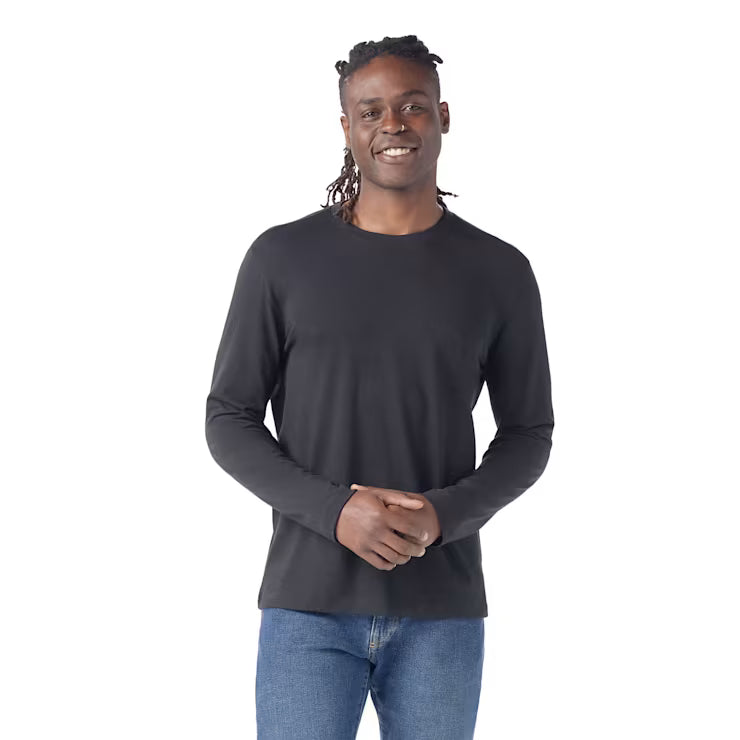 Smartwool Merino Socks Men's Perfect Crew Long Sleeve Tee