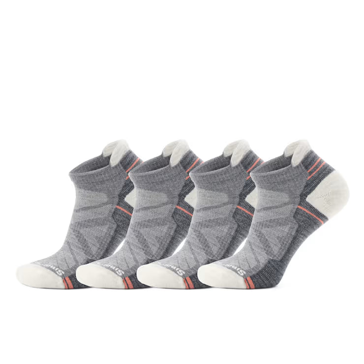 Smartwool Merino Socks Women's Hike Low Ankle Socks 4-Pack