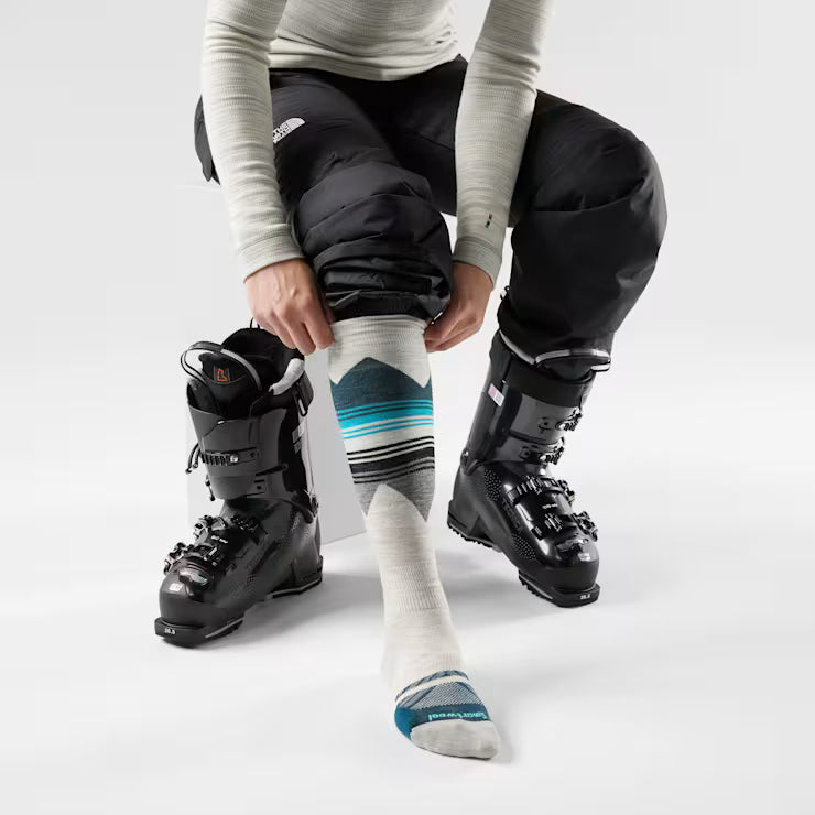 Smartwool Merino Socks Women's Ski Pattern Over The Calf Socks - Image 2