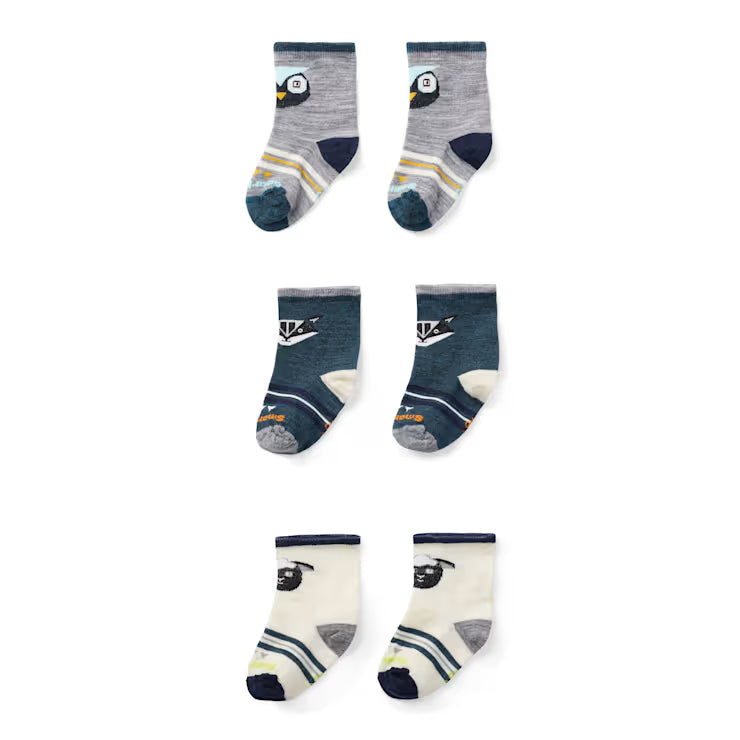 Smartwool Merino Socks Toddler Trio Socks Gift Box
