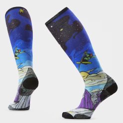 Smartwool Merino Socks Women's Ski Galactic Ski Print OTC Socks