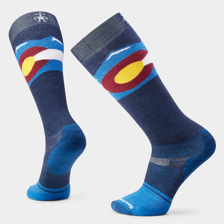 Smartwool Merino Socks Snowboard Colorado Over The Calf Socks
