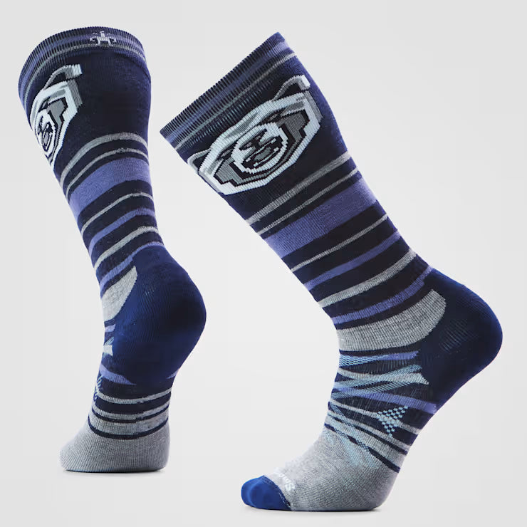 Smartwool Merino Socks Ski Growling Grizzly Over The Calf Socks