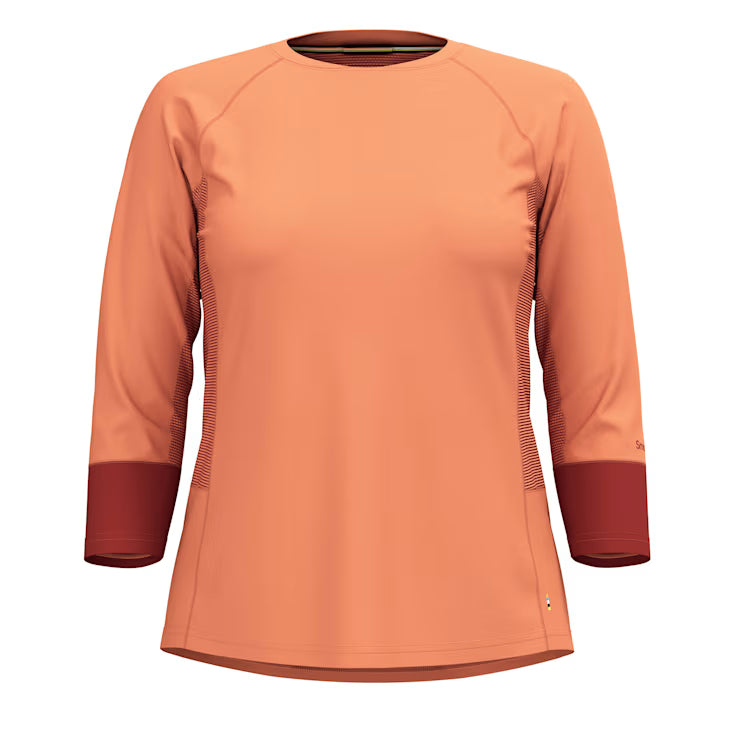 Smartwool Merino Socks Women's Mountain Bike 3/4 Sleeve Jersey - Image 4