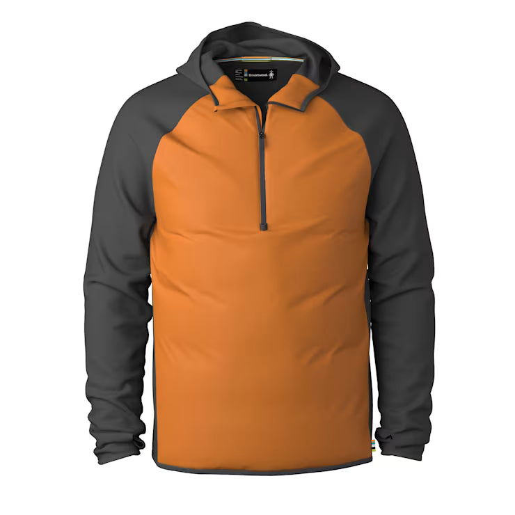 Smartwool Merino Socks Men's Smartloft 1/2 Zip Hoodie - Image 6