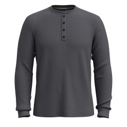 Alternative view of Smartwool Merino Socks Men's Waffle Long Sleeve Henley