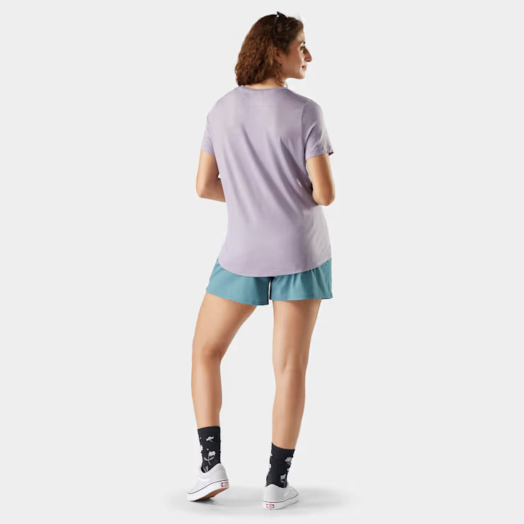 Smartwool Merino Socks Women's Active Ultralite V-Neck Short Sleeve - Image 2