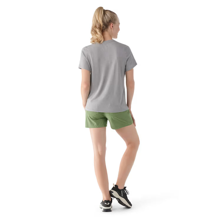 Smartwool Merino Socks Women's Perfect Crew Short Sleeve Tee - Image 2