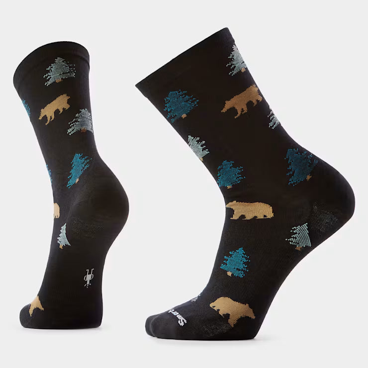 Smartwool Merino Socks Everyday Through the Trees Crew Socks
