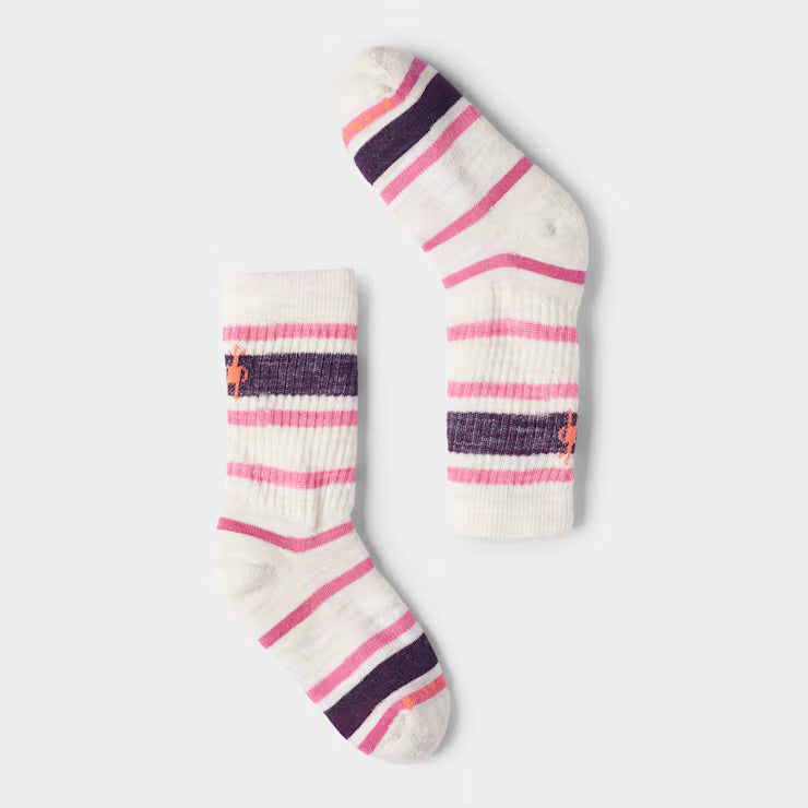 Smartwool Merino Socks Kids' Hike Striped Crew Socks