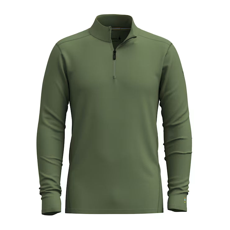Smartwool Merino Socks Men's Classic All-Season Merino Base Layer 1/4 Zip - Image 3