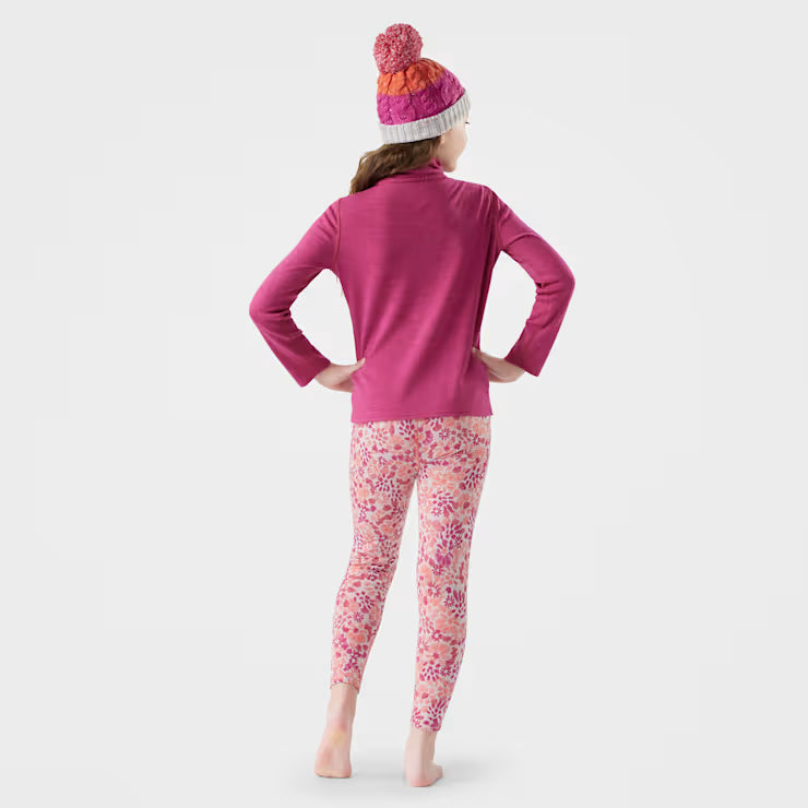 Smartwool Merino Socks Kids' Classic Thermal Merino Base Layer 1/4 Zip - Image 2
