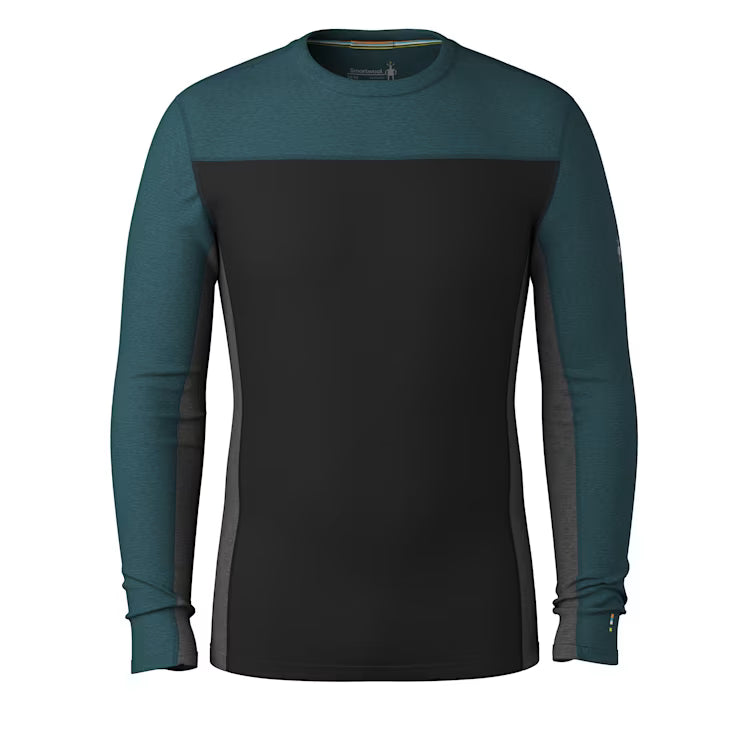 Smartwool Merino Socks Men's Classic Thermal Merino Base Layer Colorblock Crew - Image 2