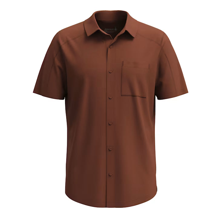 Smartwool Merino Socks Men's Short Sleeve Button Down - Image 2