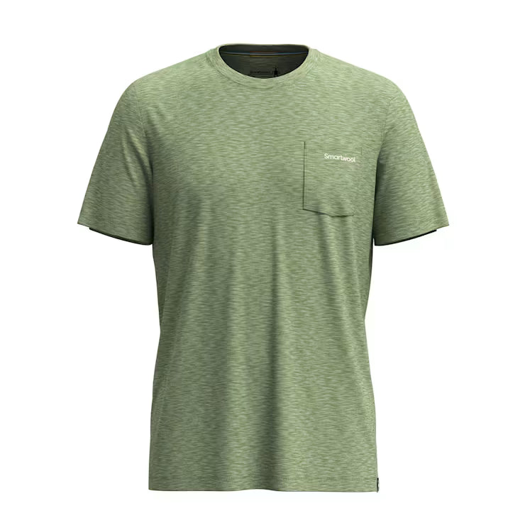 Smartwool Merino Socks Bear Trail Merino Hemp Blend Short Sleeve Graphic Tee - Image 3