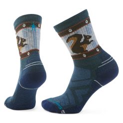 Smartwool Merino Socks Women's Hike Squirrely Crew Socks