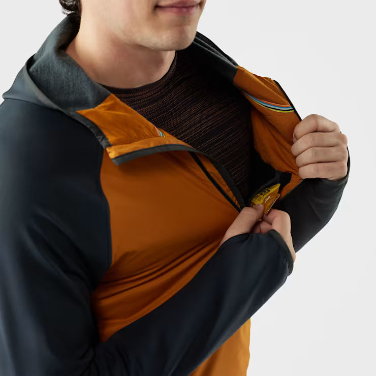 Smartwool Merino Socks Men's Smartloft 1/2 Zip Hoodie - Image 4