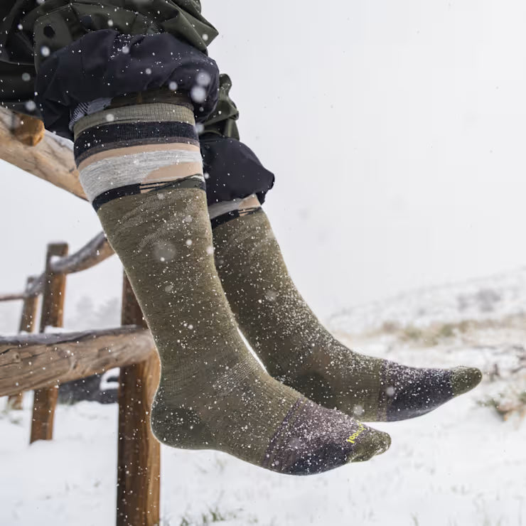 Smartwool Merino Socks Snowboard Mountain Sunrise Over The Calf Socks - Image 2