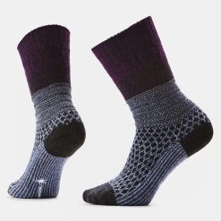 Smartwool Merino Socks Women's Everyday Cozy Popcorn Cable Crew Socks