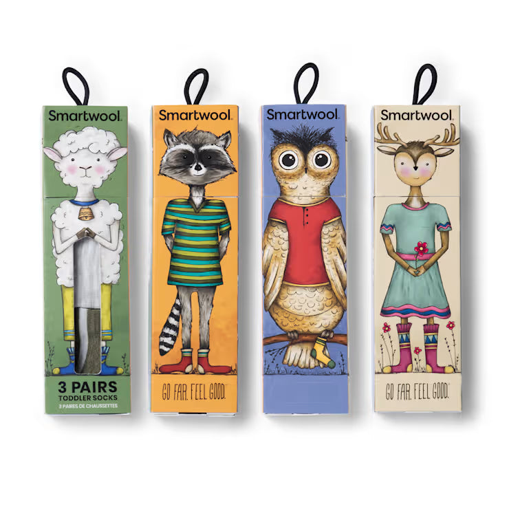 Smartwool Merino Socks Toddler Trio Socks Gift Box - Image 2