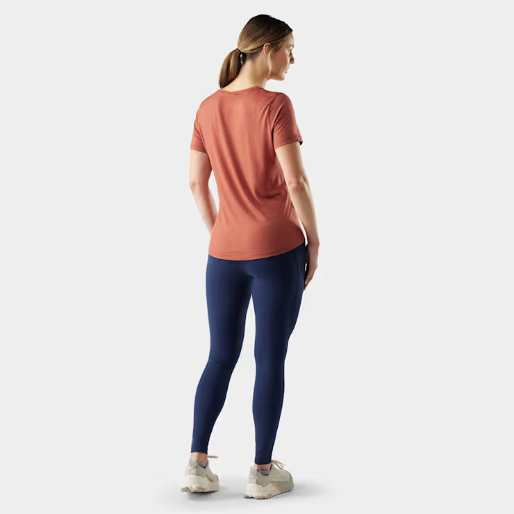 Smartwool Merino Socks Women's Active Ultralite V-Neck Short Sleeve - Image 2