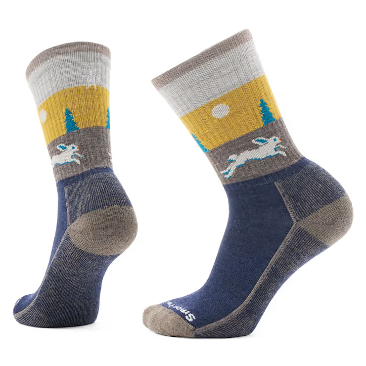 Smartwool Merino Socks Everyday Hare Chase Crew Socks