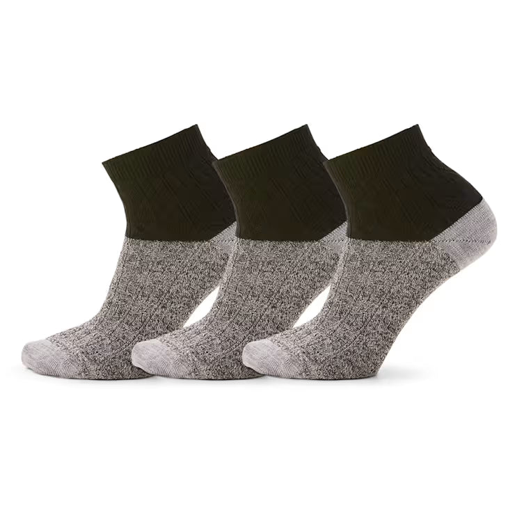 Smartwool Merino Socks Everyday Cable Ankle Socks 3-Pack