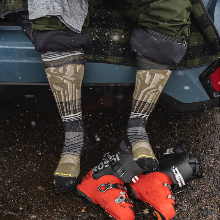 Smartwool Merino Socks Ski Summit Shot Over The Calf Socks - Image 3